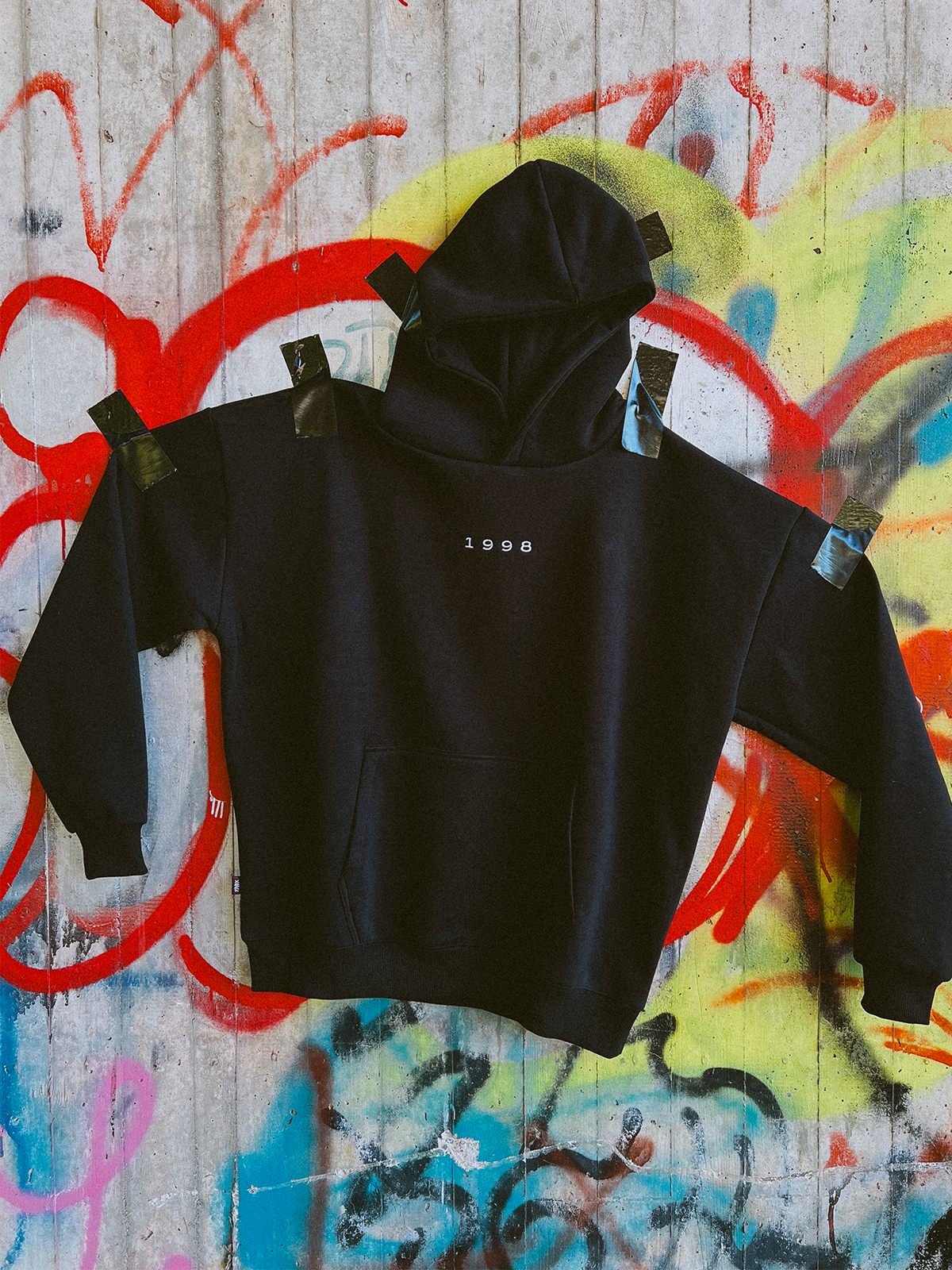 Oversized Hoodie - 1998 Graffiti