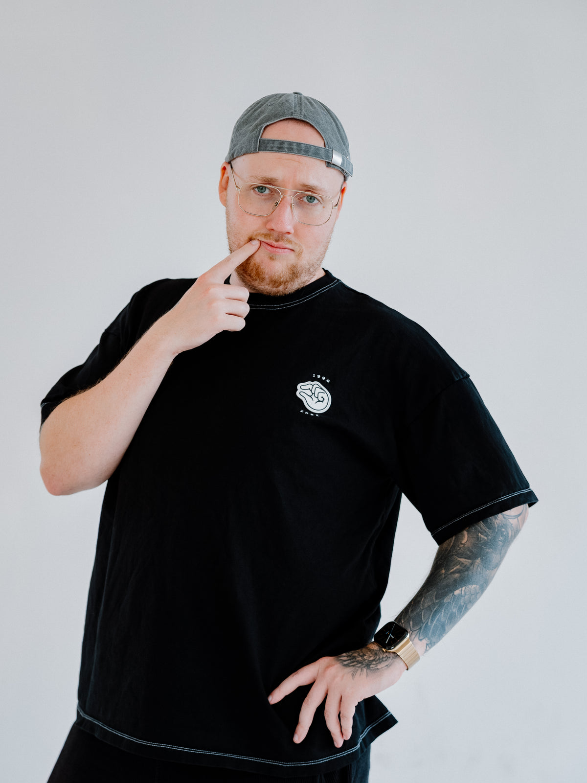 Oversized T-Shirt - SmallD Patch